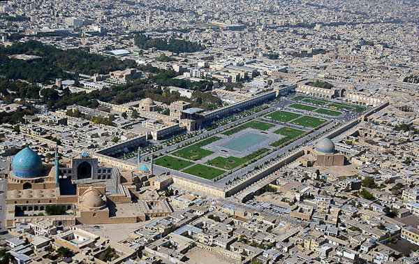 نمایی از شهر کاشان